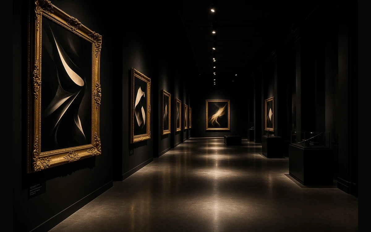 作品展厅栏目画面
